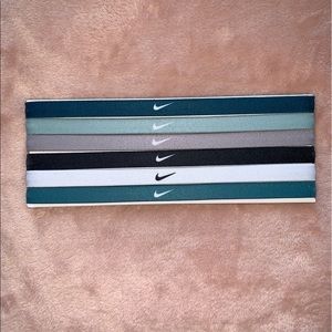 Nike 6 pack headbands (blue / grey) NWOT